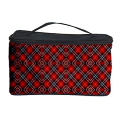 Red Diagonal Plaids Cosmetic Storage by ConteMonfrey