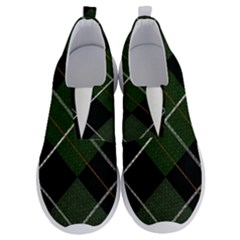 Modern Green Plaid No Lace Lightweight Shoes by ConteMonfrey