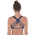 Modern Blue Plaid Got No Strings Sports Bra View2