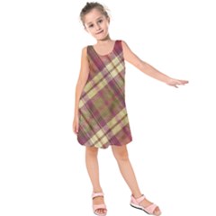 Beetle Juice Plaids  Kids  Sleeveless Dress