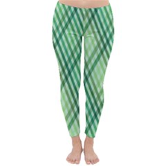 Menta Plaids Classic Winter Leggings by ConteMonfrey