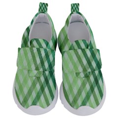 Menta Plaids Kids  Velcro No Lace Shoes by ConteMonfrey