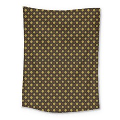 Small Golden Plaids Medium Tapestry by ConteMonfrey