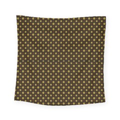 Small Golden Plaids Square Tapestry (small) by ConteMonfrey