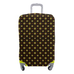 Small Golden Plaids Luggage Cover (small) by ConteMonfrey