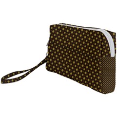 Small Golden Plaids Wristlet Pouch Bag (small) by ConteMonfrey