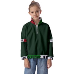 Strong Italian Energy Kids  Half Zip Hoodie by ConteMonfrey