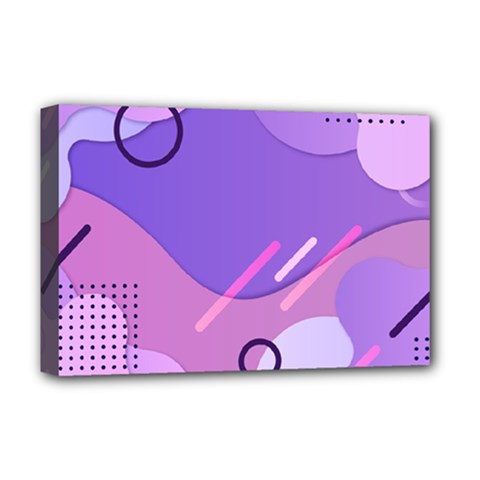 Colorful-abstract-wallpaper-theme Deluxe Canvas 18  x 12  (Stretched)