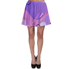 Colorful-abstract-wallpaper-theme Skater Skirt