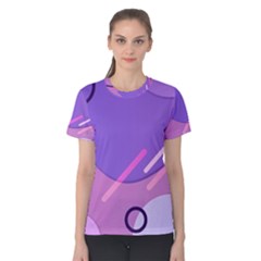 Colorful-abstract-wallpaper-theme Women s Cotton Tee