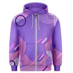 Colorful-abstract-wallpaper-theme Men s Zipper Hoodie