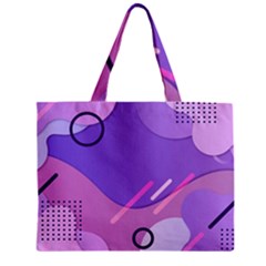 Colorful-abstract-wallpaper-theme Zipper Mini Tote Bag