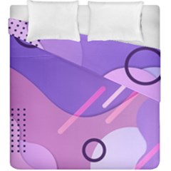Colorful-abstract-wallpaper-theme Duvet Cover Double Side (King Size)
