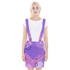 Colorful-abstract-wallpaper-theme Braces Suspender Skirt