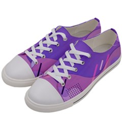 Colorful-abstract-wallpaper-theme Men s Low Top Canvas Sneakers by Wegoenart