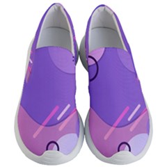 Colorful-abstract-wallpaper-theme Women s Lightweight Slip Ons