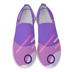 Colorful-abstract-wallpaper-theme Women s Slip On Sneakers