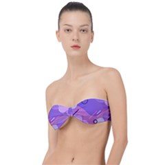 Colorful-abstract-wallpaper-theme Classic Bandeau Bikini Top 