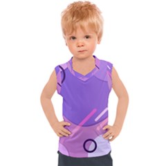 Colorful-abstract-wallpaper-theme Kids  Sport Tank Top