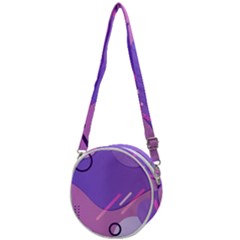 Colorful-abstract-wallpaper-theme Crossbody Circle Bag