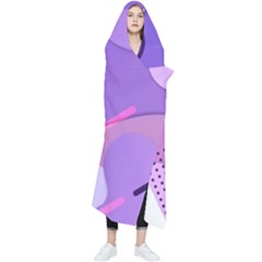 Colorful-abstract-wallpaper-theme Wearable Blanket