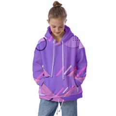Colorful-abstract-wallpaper-theme Kids  Oversized Hoodie