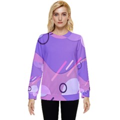 Colorful-abstract-wallpaper-theme Hidden Pocket Sweatshirt