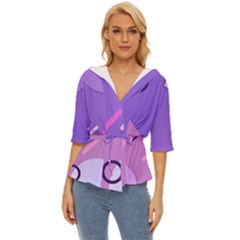 Colorful-abstract-wallpaper-theme Lightweight Drawstring Hooded Top