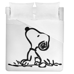 Snoopy Love Duvet Cover (queen Size) by Jancukart