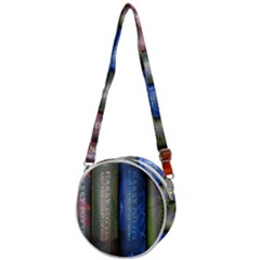 Vintage Collection Book Crossbody Circle Bag by Jancukart