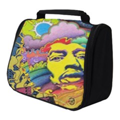 Psychedelic Rock Jimi Hendrix Full Print Travel Pouch (small) by Jancukart