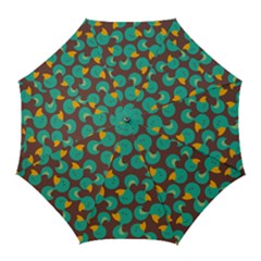 Vector-illustration-seamless-pattern-with-cartoon-duck Golf Umbrellas by Wegoenart