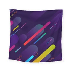 Colorful-abstract-background Square Tapestry (Small)