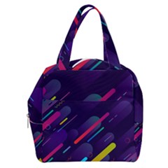 Colorful-abstract-background Boxy Hand Bag by Wegoenart