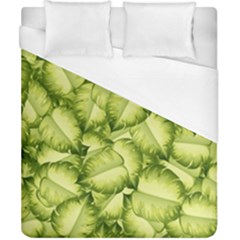 Seamless-pattern-with-green-leaves Duvet Cover (california King Size) by Wegoenart