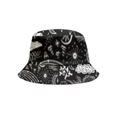 Vector-set-sketch-drawn-with-space Inside Out Bucket Hat (kids) by Wegoenart