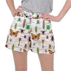 Insects-seamless-pattern Ripstop Shorts by Wegoenart