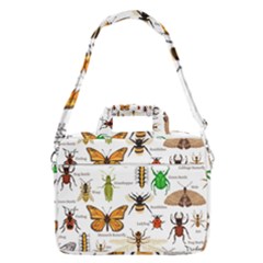 Insects-seamless-pattern Macbook Pro 13  Shoulder Laptop Bag  by Wegoenart