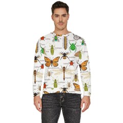 Insects-seamless-pattern Men s Fleece Sweatshirt by Wegoenart