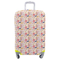 Orange Pattern Luggage Cover (medium) by designsbymallika