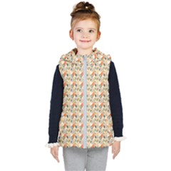 Abstract Pattern Kids  Hooded Puffer Vest by designsbymallika