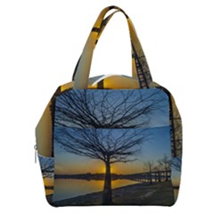 Grande Stream Landscape, Flores, Uruguay002 Boxy Hand Bag by dflcprintsclothing