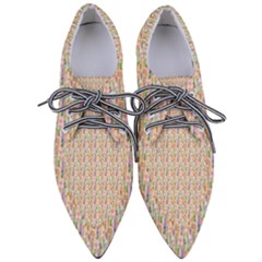 Water Color Pattern Pointed Oxford Shoes by designsbymallika