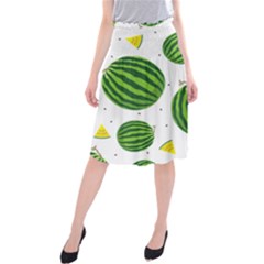 Watermelon Fruit Midi Beach Skirt by ConteMonfrey