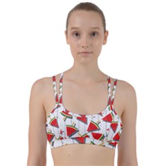 Watermelon Popsicle   Line Them Up Sports Bra by ConteMonfrey