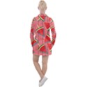 Red Watermelon Popsicle Women s Long Sleeve Casual Dress View2