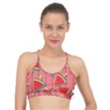 Red Watermelon Popsicle Basic Training Sports Bra View1