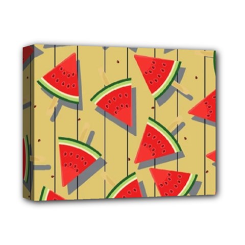 Pastel Watermelon Popsicle Deluxe Canvas 14  x 11  (Stretched)