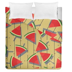 Pastel Watermelon Popsicle Duvet Cover Double Side (Queen Size)