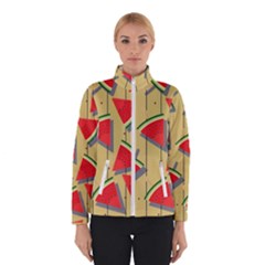 Pastel Watermelon Popsicle Women s Bomber Jacket